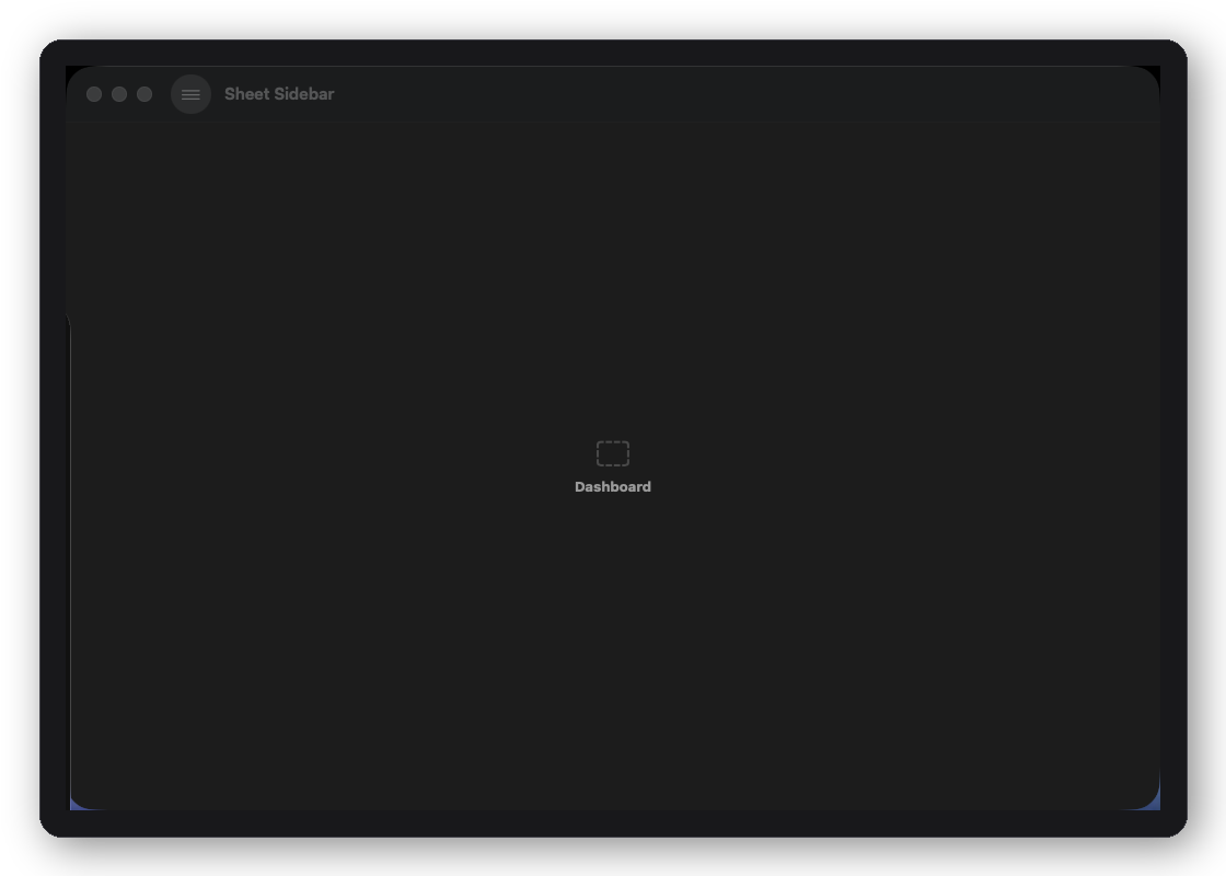 DFSheetSidebarShell layout